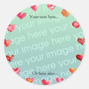 Hearts Circle -Make Your Own Stickers