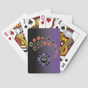 Hearts, Clubs, Diamonds and Spades Design Bicycle Playing Cards