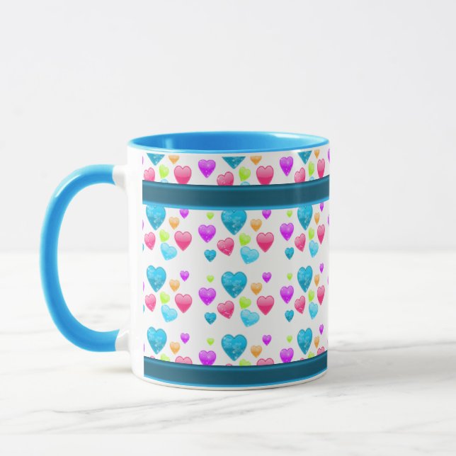 HEARTS COFFEE MUG (Left)