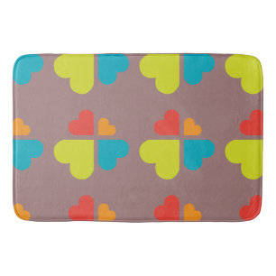 Hearts Cross Bath Mat