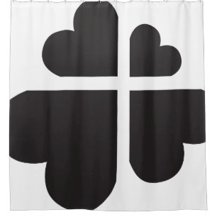 hearts cross - black