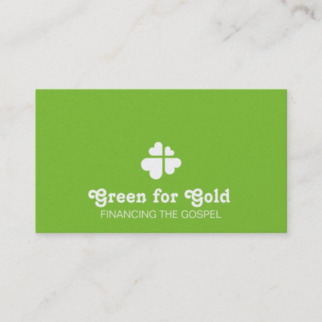 Hearts Cross Business Card (Front)