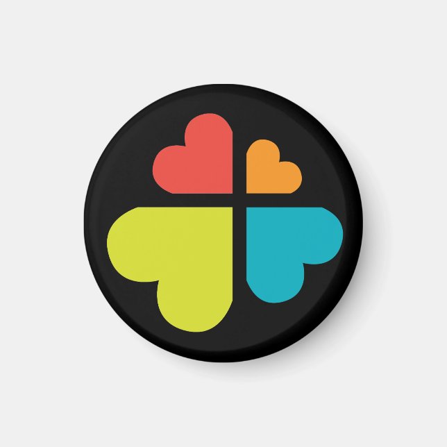 Hearts Cross Magnet (Front)