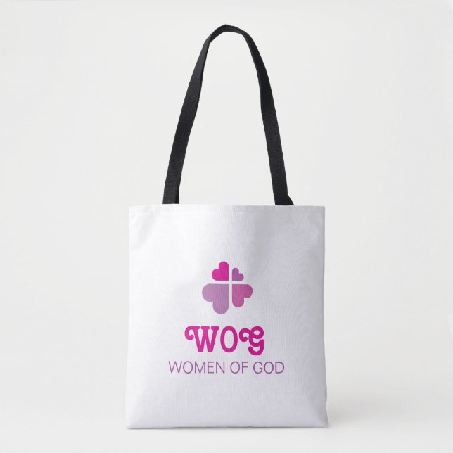 Hearts Cross Tote Bag (Front)