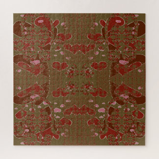 Hearts Cupflowers Jigsaw Puzzle