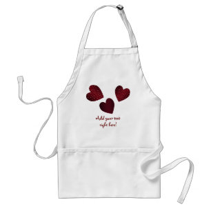 Hearts Customizable Apron