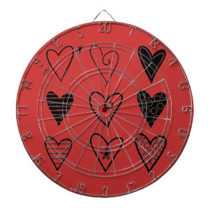 Hearts Dartboard