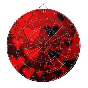 Hearts Dartboard