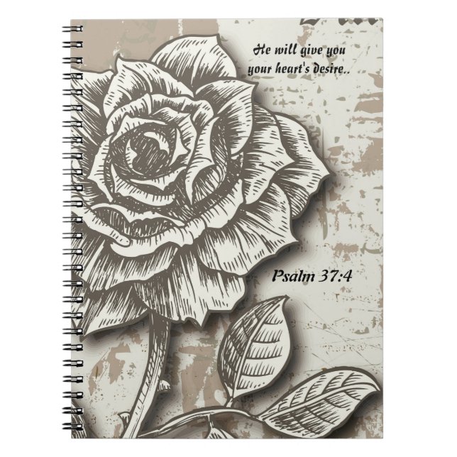 Heart's Desire Notebook.. Notebook (Front)