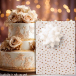 Hearts - Earthtone rustic on white cement Wrapping Paper Sheet<br><div class="desc">Hearts in various shades rustic earthtone shade on a white cement background. Other colorways available.</div>