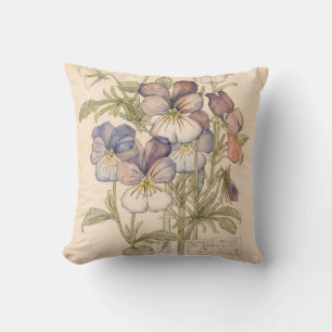 Heart's-Ease Walberswick by Charles Mackintosh Throw Pillow