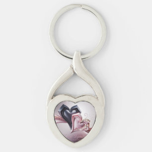 Hearts Entwined Keychain