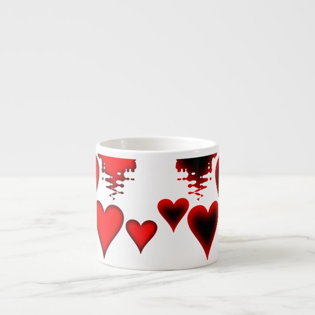 Hearts Espresso Cup (Front)