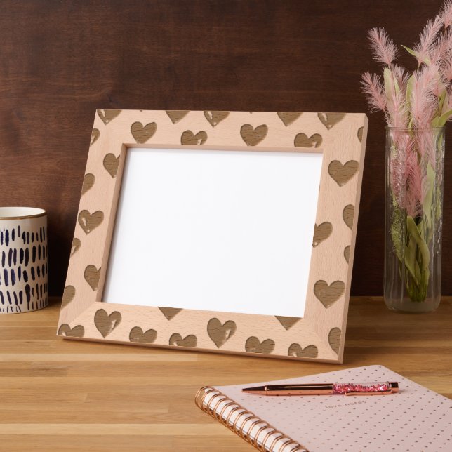Hearts Etched Frames (Left)