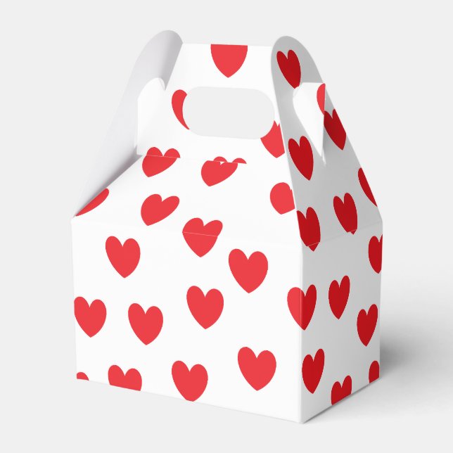 Hearts Favour Box (Front Side)
