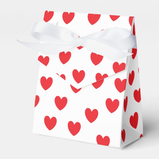 Hearts Favour Box (Front Side)