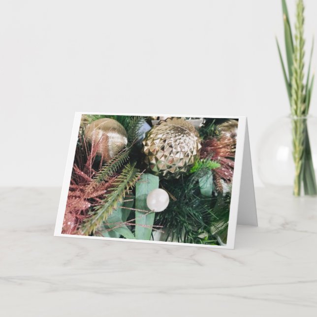 HEARTS FILLED WITH WISHES FOR BEAUTIFUL CHRISTMAS CARD (Front)