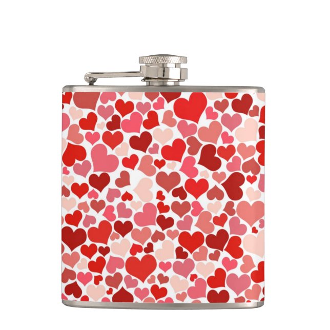 Hearts Flask (Front)