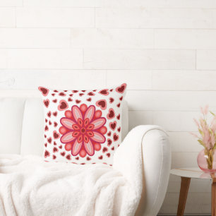 HEARTS FOR GIRLFRIEND, BOYFRIEND, HUSBAND, WIFE, THROW PILLOW