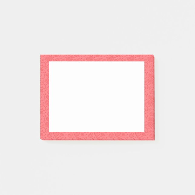 Hearts Frame Post it Notes (Front)
