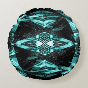 Hearts from the deep sea...... round pillow