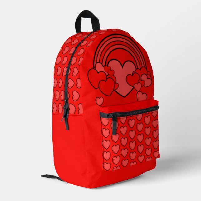 'Hearts' Galore!' Backpack  (Back Corner Left)
