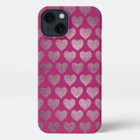 Hearts Glitter Pattern