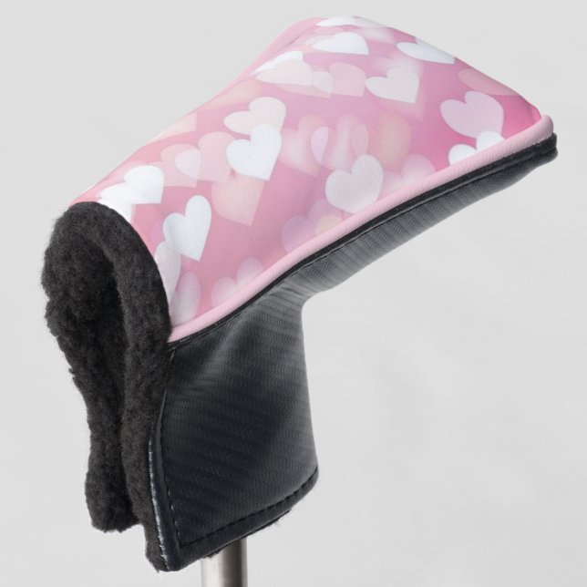 Hearts Golf Head Cover (3/4 Front)