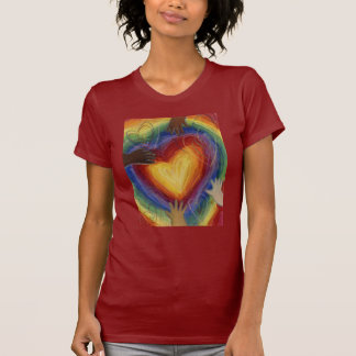 Hearts & Hands Love Diversity Art Custom Shirts