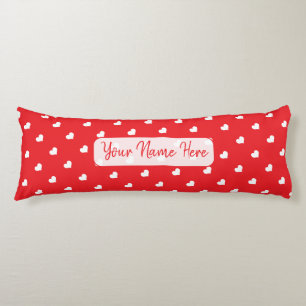 Hearts Happy Valentine’s Day Modern Love Pattern Body Pillow