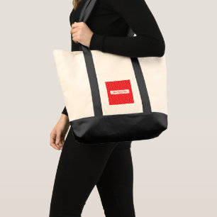 Hearts Happy Valentine’s Day Modern Love Pattern Tote Bag