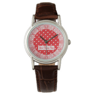 Hearts Happy Valentine’s Day Modern Love Pattern Watch