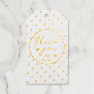Hearts Happy Valentine's Day Modern Love Pattern Gift Tags
