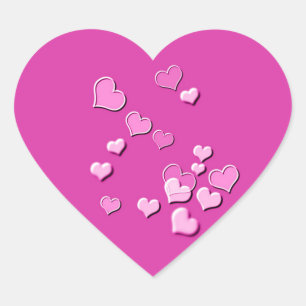 hearts heart sticker