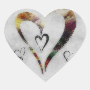 Hearts Heart Sticker