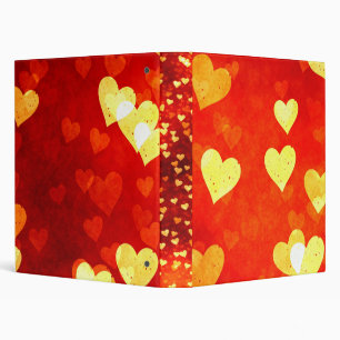 Hearts, hearts, hearts binder