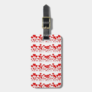 **HEARTS HEARTS HEARTS*** LUGGAGE TAG