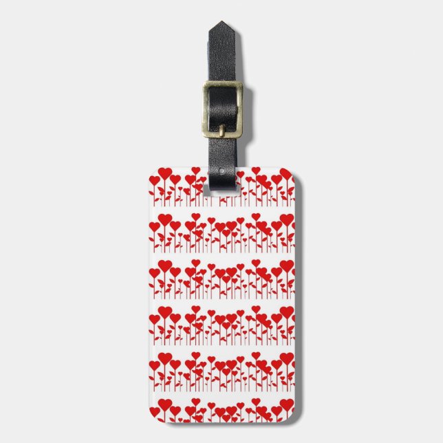 **HEARTS HEARTS HEARTS*** LUGGAGE TAG (Front Vertical)