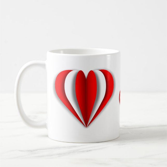 Hearts in Flight Coffee Mug (Left)