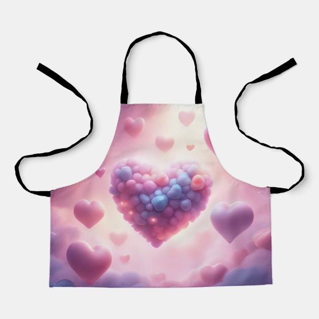 Hearts In The Clouds Apron (Front)