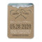 Hearts in the Sand Beach Save the Date Magnets