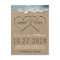 Hearts in the Sand Beach Shore Save The Date Cards