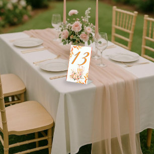 Hearts in the sand destination beach wedding table pedestal sign