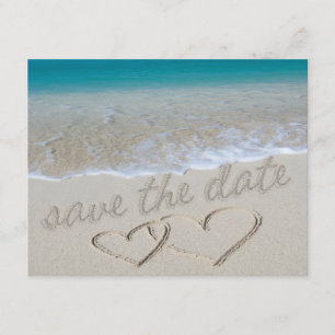 Hearts in the Sand "Save the Date" Save The Date