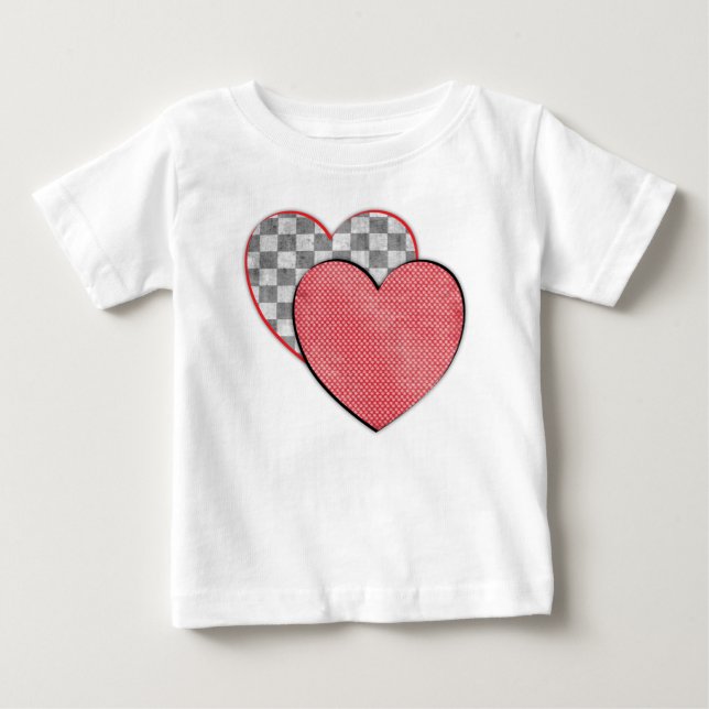 Hearts Infant Organic Creeper (Front)