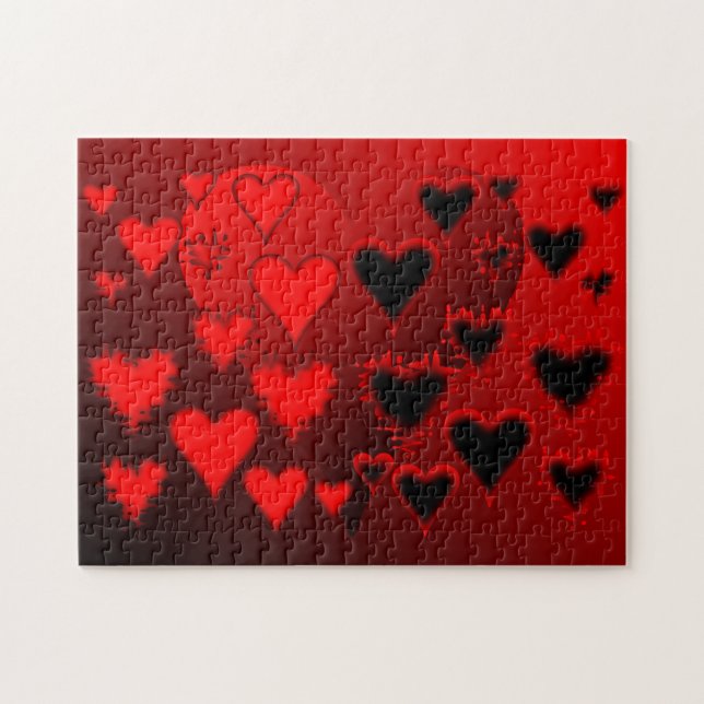 Hearts Jigsaw Puzzle (Horizontal)