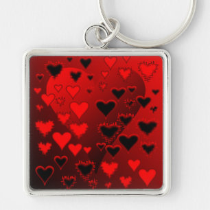 Hearts Keychain
