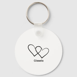 Hearts Keychain