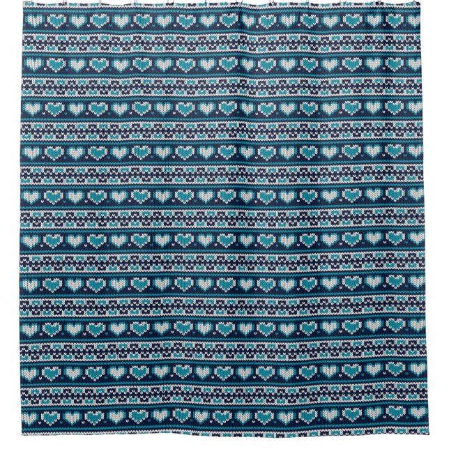 Hearts knitting seamless pattern 2 + your ideas (Front)