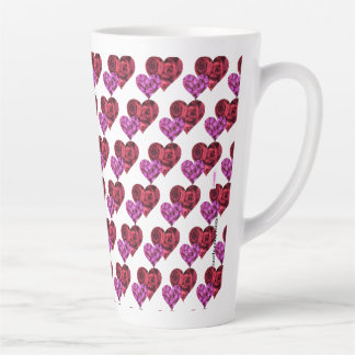 Hearts Latte Mug